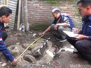 BPCB Trowulan Identifikasi Temuan Arca Kala di Tulungagung