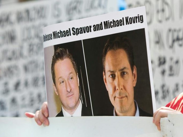Dua warga Kanada, Michael Kovrig dan Michael Spavor didakwa atas kasus spionase oleh China (AFP Photo)