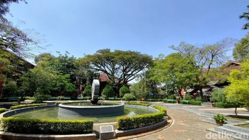 Realme X3 Superzoom dilengkapi 4 kamera belakang. Ini adalah hasil jepretan kamera ultrawide 8 MP (f/2,3) untuk memotret taman di Kampus UI Depok. 3 Kamera lainnya adalah kamera utama 64 MP (f/1,8), makro 2 MP (f/2,4) dan lensa periskop 8 MP (f/3,4) (Fitraya Ramadhanny/detikcom)