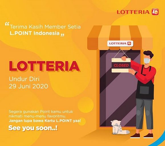 Lotteria Tutup 29 Juni