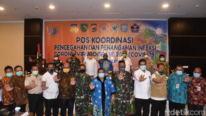 Rapat Koordinasi Satgas Gugus Tugas COVID-19 Provinsi Papua.