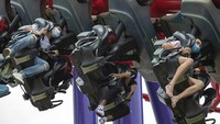 Siam Amazing Park di Thailand juga telah dibuka untuk para pengunjung. AP Photo/Sakchai Lalit  