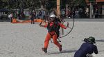 Atraksi Paramotor Kampanyekan Semangat Melawan COVID-19