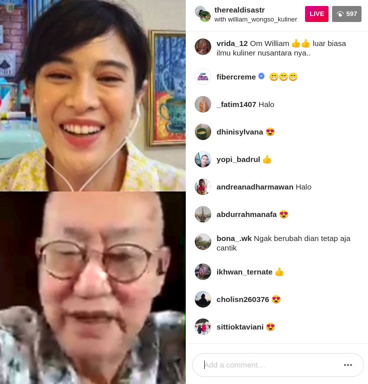 William Wongso dan Dian Sastro Bicara Soal Kuliner