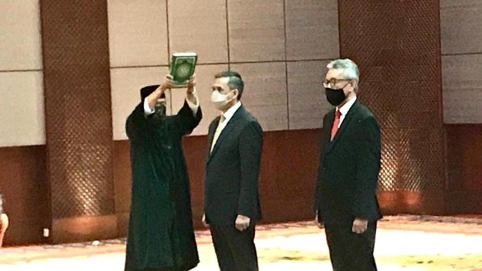 Dubes RI untuk Yordania dan Palestina, Andy Rachmianto, dilantik menjadi Direktur Jenderal Protokol dan Konsuler (Dirjen Protkons) (dok. Istimewa)