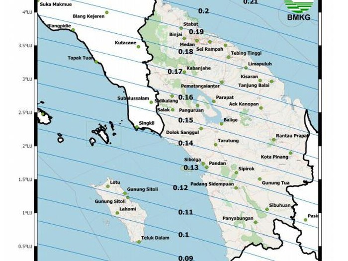 Gerhana matahari cincin akan terlihat sebagian di Sumut