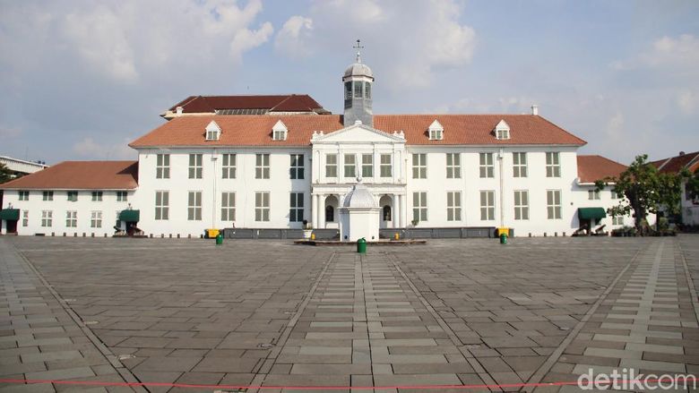 Giliran Museum Fatahilah yang Resmi Dibuka Museum Sejarah Jakarta atau Museum Fatahillah sudah dibuka kembali, Sabtu (20/6/2020). Protokol kesehatan sangat ketat diberlakukan.
