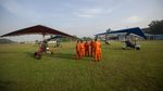 Spanduk Raksasa New Normal Mejeng di Langit Jakarta