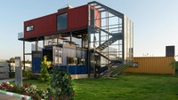 Desain gedung ini dibuat dengan memaksimalkan masuknya cahaya matahari.