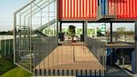 Unik! Gedung Kantor Ini Dibuat dari Bekas Kontainer