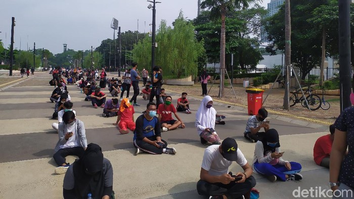 Antrean masuk GBK Antrean masuk GBK