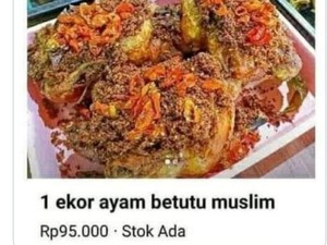 Jual Ayam Betutu Muslim, Netizen : Ayamnya Udah Masuk Islam?