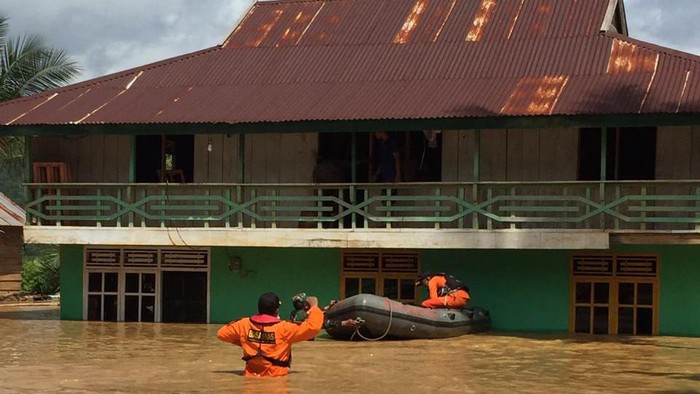 Banjir di Konawe Utara 21 Juni 2020 (Sitti Harlina/detikcom)