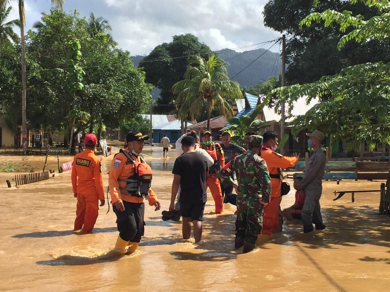 Banjir di Konawe Utara 21 Juni 2020 (Sitti Harlina/detikcom)