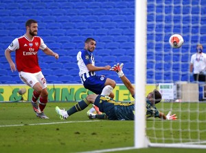 8 Catatan Usai Kekalahan Dramatis Arsenal dari Brighton