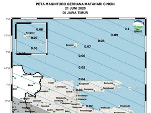Gerhana Matahari Cincin Bisa Dilihat di 31 Daerah Jawa Timur