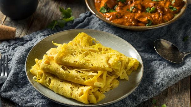 Homemade Malaysian Net Crepe Roti Jala Ready to Eat
