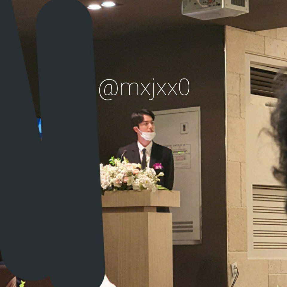 Jin BTS Hadiri pesta pernikahan teman