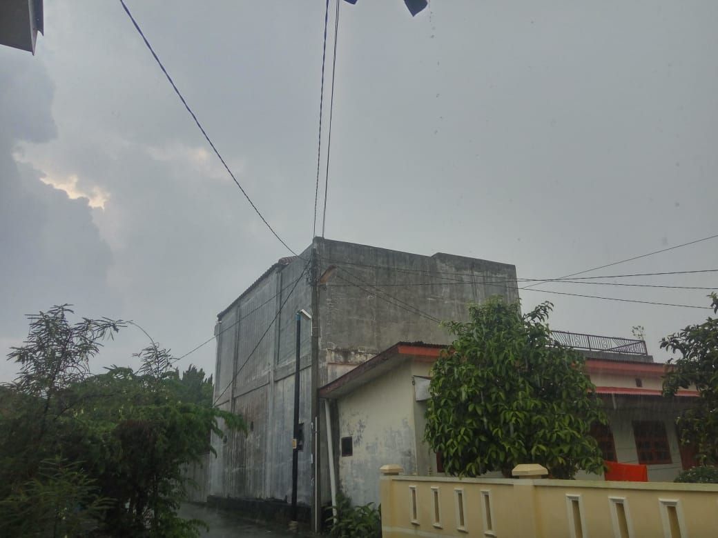 Langit Medan ditutup mendung, gerhana matahari tak terlihat  (dok. Istimewa)