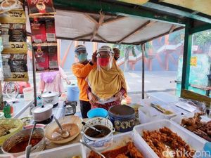 PKL Semringah Dapat Face Shield Gratis