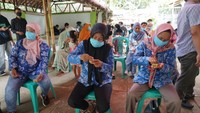 Pelatihan ini digelar agar para pengusaha homestay tetap memiliki aktivitas di tengah masa pandemi COVID-19. Pelatihan pun digelar dengan tetap menerapkan protokol kesehatan yang ketat. Foto: dok. Jamkrindo