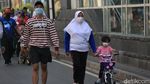 Potret Anak-anak Wara-wiri di CFD Jakarta