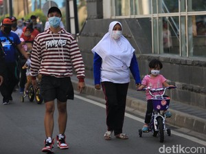Suasana CFD Alternatif  di Cipete Ramai Warga Olahraga