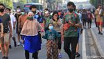 Potret Anak-anak Wara-wiri di CFD Jakarta