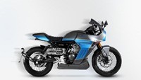 Dari tampilan eksterior, Pagani 150 menggabungan desain klasik dan modern. Ciri khas klasik terdapat pada bentuk lampunya yang bulat dan diselimuti fairing khas motor cafe racer. Foto: Aprilia