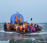 Foto daerah  perang dan kartun