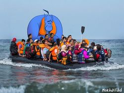 Keren Tapi Bikin Terenyuh, Potret Daerah Perang Berpadu dengan Kartun