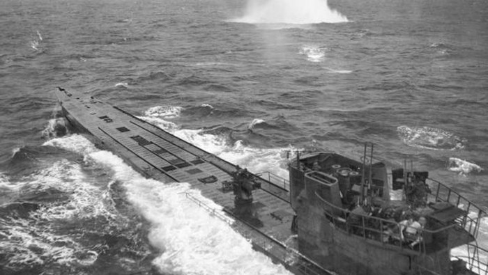 Ilustrasi: Kapal selam U-boat Nazi Jerman, jenis IXC, sekitar tahun 1943 (Public Domain/Australian War Memorial)