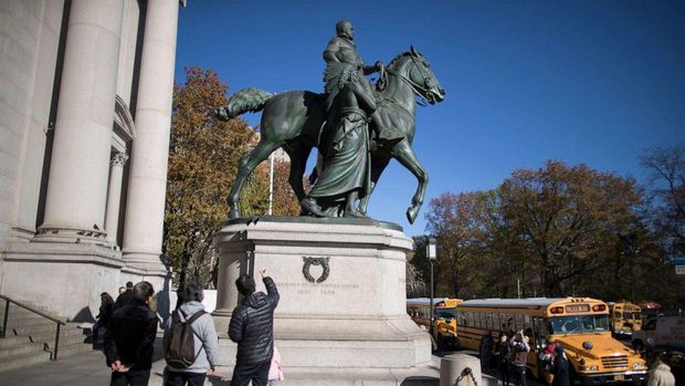 Patung Bersejarah Theodore Roosevelt