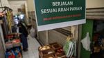 Penerapan Protokol Kesehatan di Pasar Pesanggrahan