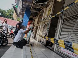 Penerapan Protokol Kesehatan di Pasar Pesanggrahan