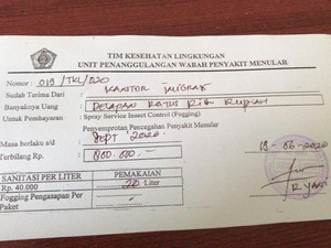 Waspada! Penyemprot Disinfektan di Cianjur Pasang Tarif Rp 800 Ribu