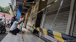 Rambu-rambu Protokol COVID-19 Mejeng di Pasar Pesanggrahan