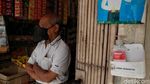 Rambu-rambu Protokol COVID-19 Mejeng di Pasar Pesanggrahan
