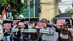 Sidang Kasus Novel Kembali Diwarnai Aksi