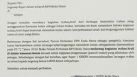 Ini aturan larangan trabas di dalam kawasan hutan Perum Perhutani KPH Kedu Utara.