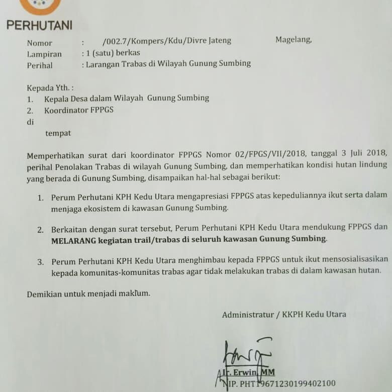Trabas di Gunung Sumbing