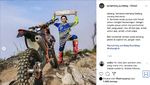 Aksi Doni Tata dan Crosser Cantik Trabas di Gunung Sumbing