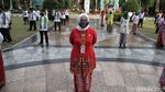 Upacara HUT DKI dengan Physical Distancing