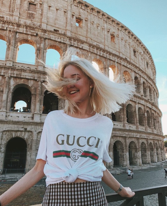 Sebagai selebgram, Anastasia pun memiliki keuntungan dengan bisa berkeliling dunia. Tak jarang, perjalanan liburannya tersebut gratis.  Foto: dok. Instagram @nastyatropi