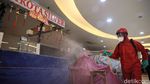Blok M Square Tak Luput dari Penyemprotan Disinfektan