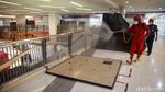 Blok M Square Tak Luput dari Penyemprotan Disinfektan