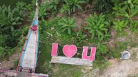 Ada juga simbol I LOVE U sebagai daya tariknya. (Syahdan Alamsyah/detikcom)