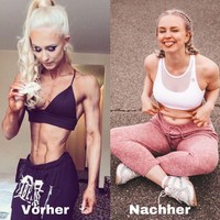 Tubuhnya juga menjadi kurang sehat ketika Carina menimbang setiap makanan. Untungnya, Carina lalu menyadari jika gaya hidup yang terlalu terobsesi pada kesehatan tidaklah baik dan mulai mengubah diri.Foto: Instagram @carinamoellermikkelsen