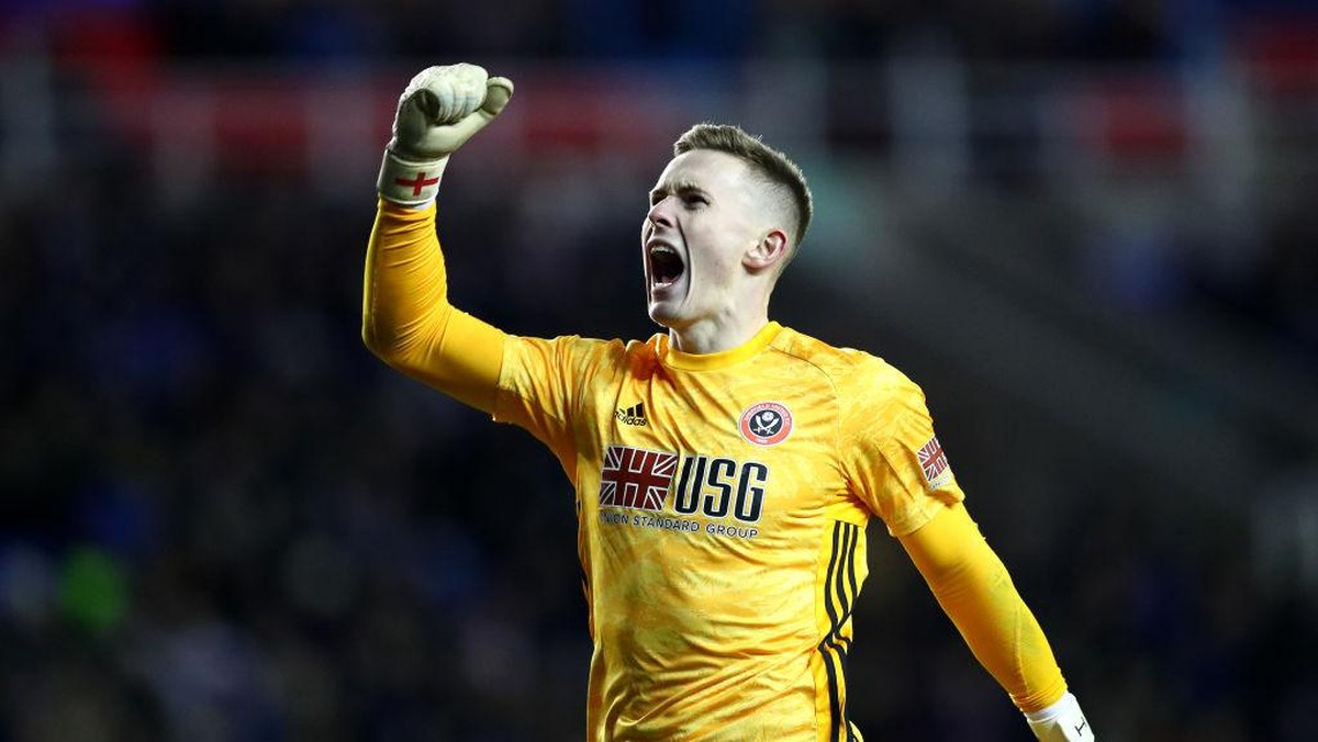 Dean Henderson didukung bertahan di Manchester United oleh Gareth Southgate. (Foto: Getty Images/Dan Istitene)