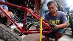 Demam Gowes Bikin Pedagang Sepeda di Bandung Banjir Rezeki